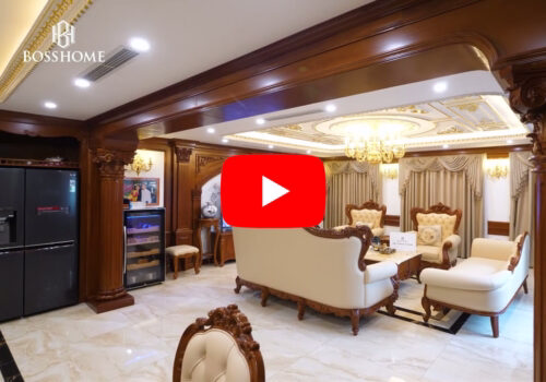Video thi công nội thất biệt thự gỗ gõ đỏ tại Hà Nội TVC 2109