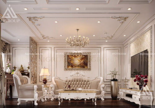 Chiêm ngưỡng nội thất chung cư tân cổ điển cao cấp tại Masteri West Heights- NTA2323